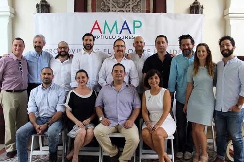 Jorge Vales Bolio en la fundación de AMAP Sureste